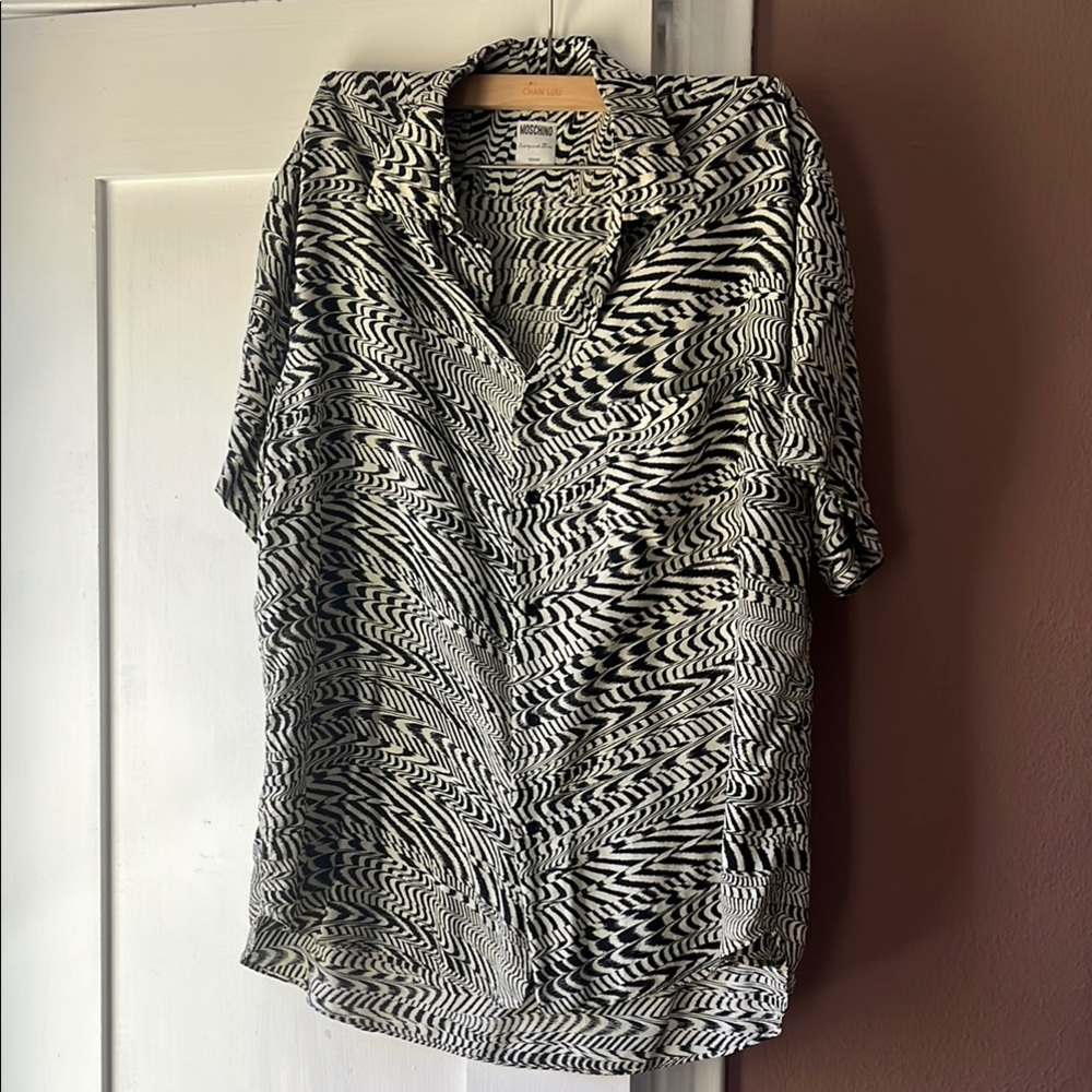 Moschino Zebra Print Shirt